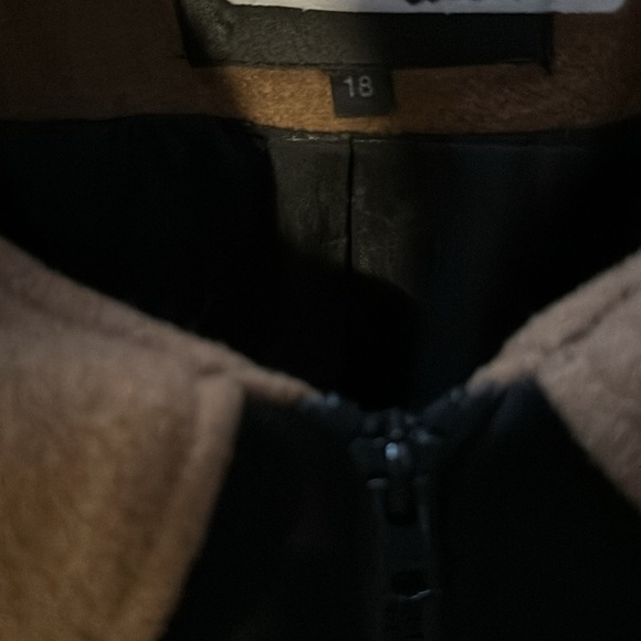 Winter pea style coat - plus size - Picture 3 of 6